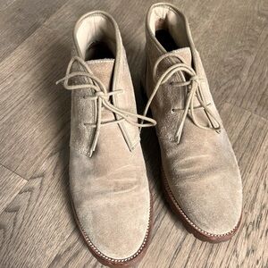 Tan Suede Leather Tory Burch Boots